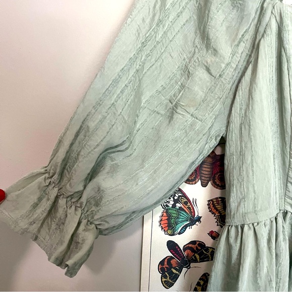 Time After Time Sage Dress with Square Neck by the brand Red Dress in Size Small - Picture 4 of 6